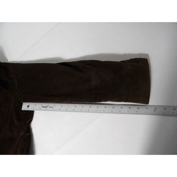Meeting Street Mens Corduroy Blazer 44L Long Brown Double Button Career Party - Picture 14 of 16